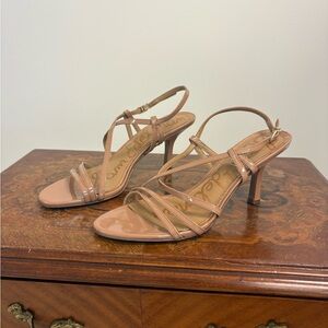 Sam Edelman Tan Strappy Heels